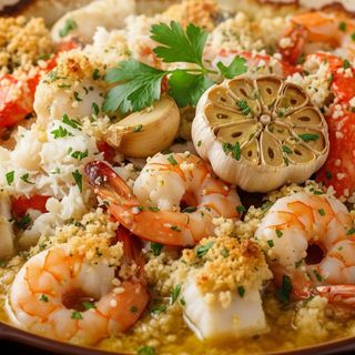 Cazuela Fruits De Mer À L'ail