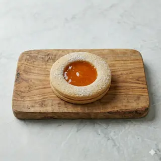 biscotto occhio di bue marmellata albicocca