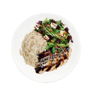 Рис з індичкою та салатом (450г)