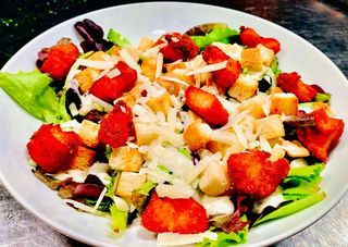 Clásica ensalada César 