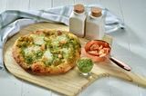 Pizza Pesto Gamberi