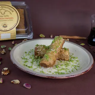 Baklava Fingers cu fistic -250 gr