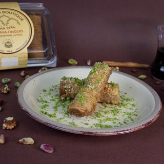 Baklava Fingers cu fistic 250 gr