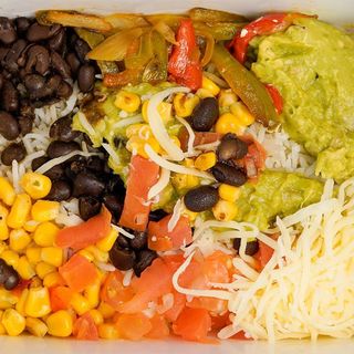 Burrito desnudo vegetal (Guacamole)