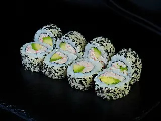 Philadelphia ze śnieżnym krabem w sezamie (8szt) (280g)