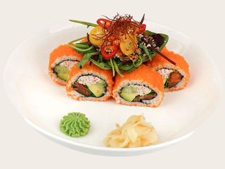 Каліфорнікейшн зі сніжним крабом і фореллю (350g)