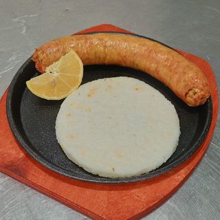Chorizo con patacón