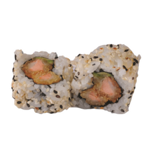 California de salmón tempura 