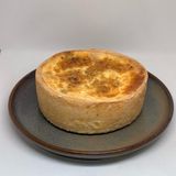 Quiche dor blue, pear, bacon