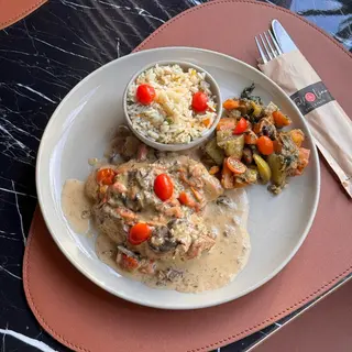 Blanc de poulet à la crème