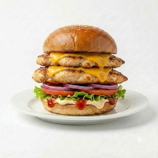 Hamburguesa De Pollo Doble