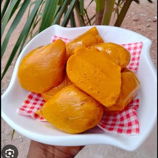 2 wraps of Okpa and Drink or water 