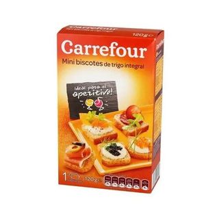 Biscottes Mini Integrales Carrefour 120 Gr.