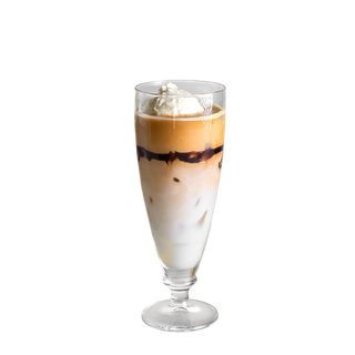 Latte mrożone z lodami