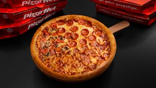 33 სმ პეპერონი,ლორი, 4 ყველი,ევროპული