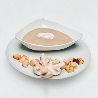 Supa crema de ciuperci