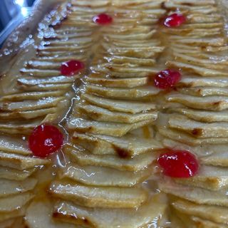 Porción tarta de manzana 