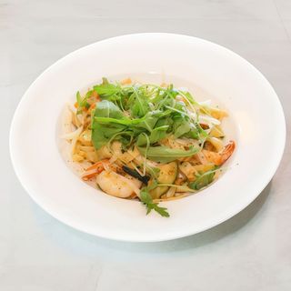 Tagliatelle z krewetkami