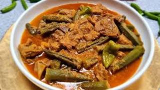 Bhindi gosht