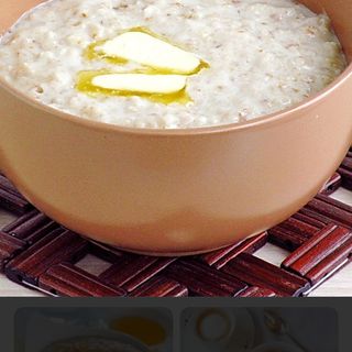 Каша овсянная с джемом