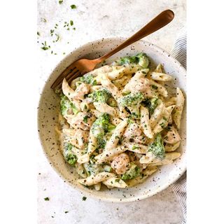 Creamy chicken and broccoli