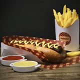 საფირმო ჰოთ-დოგი ცხარე