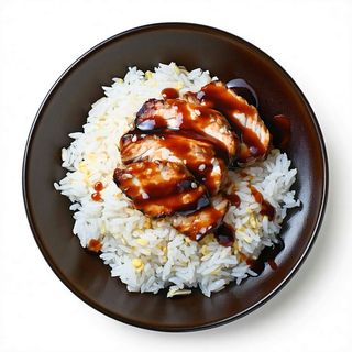 417. Arroz Japonés Con Salsa Teriyaki