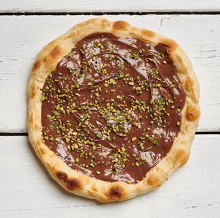 Pizza al tegamino alla Nutella