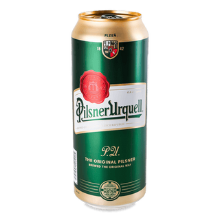 Пиво Pilsner Urquell світле з/б (0,5л)