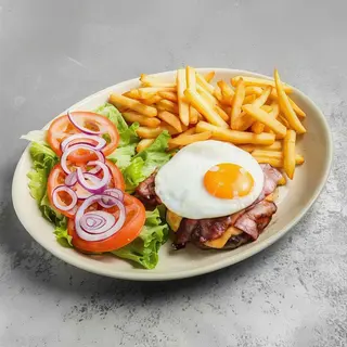 Burger no Prato