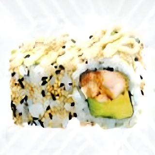 89.Uramaki Pollo con cebolla crujiente(4 Uds.)