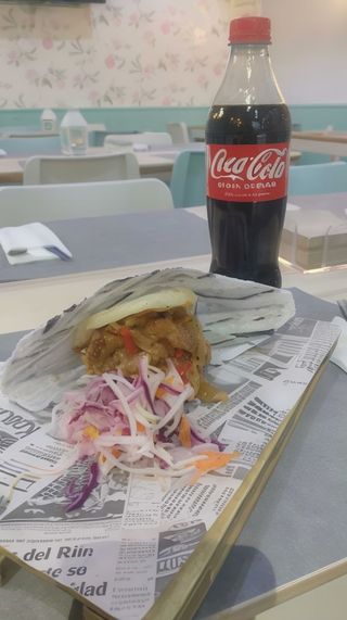 Arepa Con Carne Mechaba