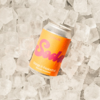 SODA DE NARANJA Y MARACUYA