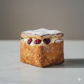 Cubo ricotta e visciole