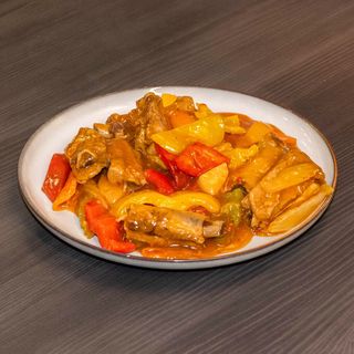 Coaste de porc in sos dulce acrisor