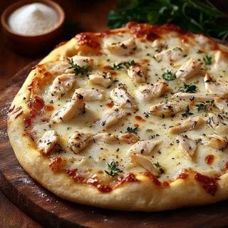  Pizza Poulet & Champignon 