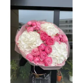 Bukiet White and Rose