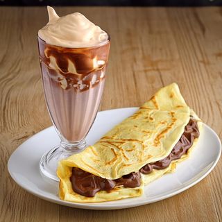 Crep + Batido de helado