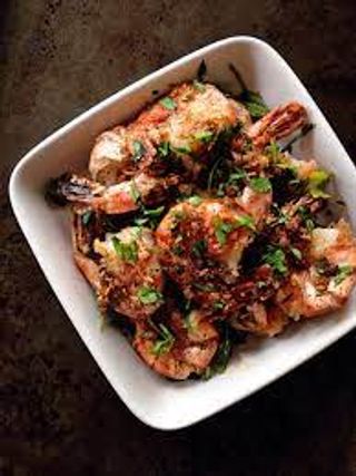 Garlic Pepper Prawns