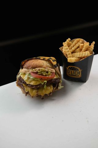 Double Smash Cheeseburger