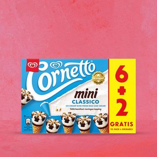 Cornetto Mini Clásico 6+2 Uds. 480 Ml.