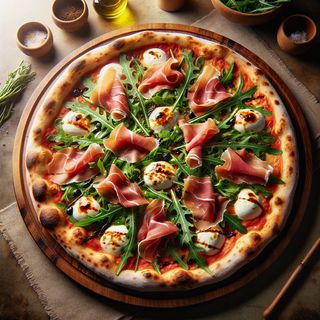 Pizza Prosciutto Crudo e Rucola Ø32cm