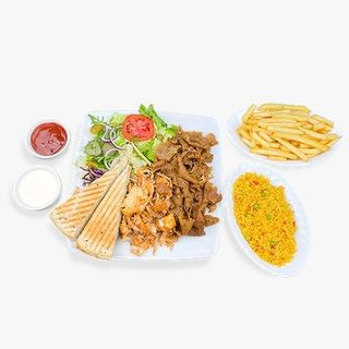 Kebab na talerzu - special