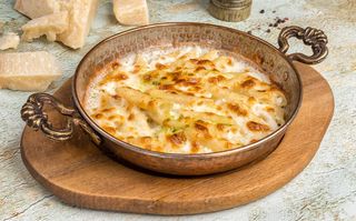 Penne al forno quattro formaggi