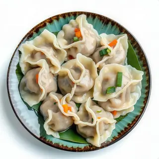 Ravioli chino a la plancha