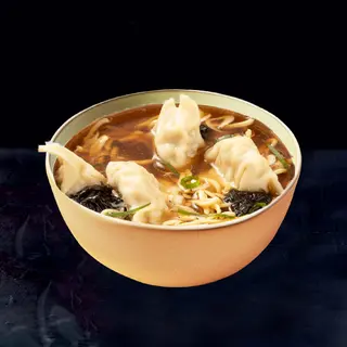 Supa ramen gyoza cu pui