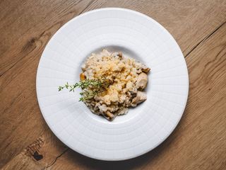 Різотто з куркою та печерицями (280g)