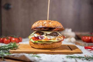 Garlic Butter BaconCheeseburger