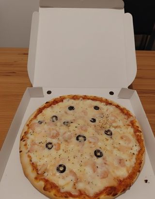 Pizza de Camarão com Catupiry