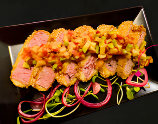 Crispy tuna z salsą